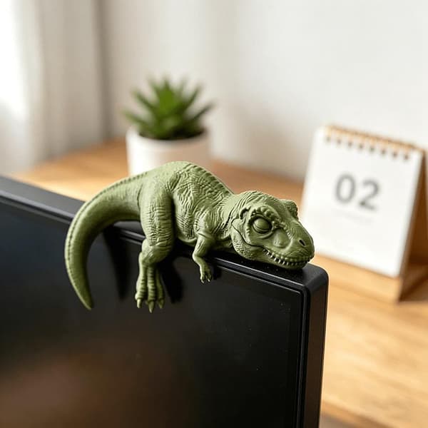 Sovende Tyrannosaurus Rex Skærmpynt A4