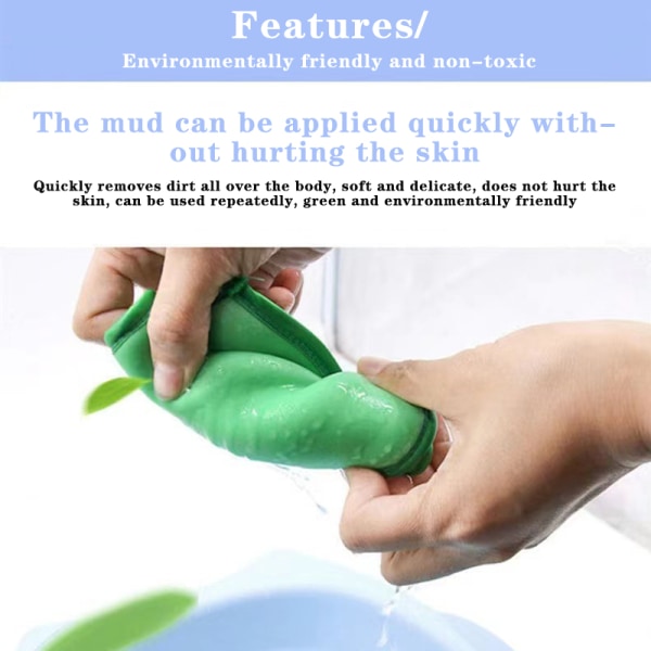 Bath Exfoliating Body Cleansing Scrub Glove Brush Towel SPA Scr Green