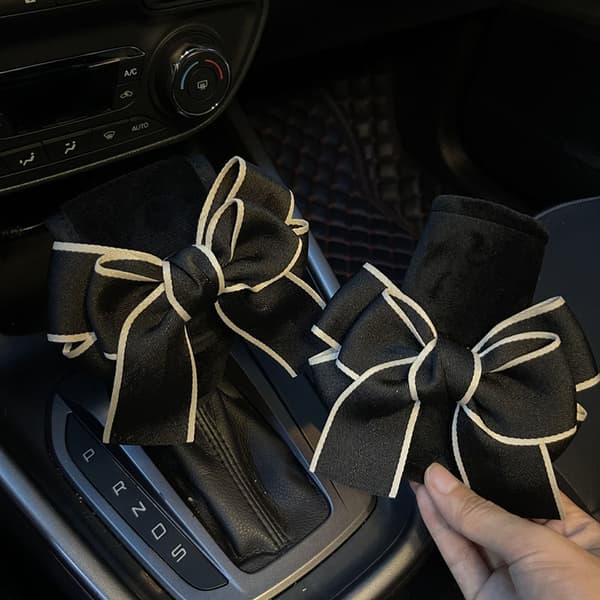 e Cartoon Car Handbrems Grep Covers Gear Shift Knop Cover Handl 4