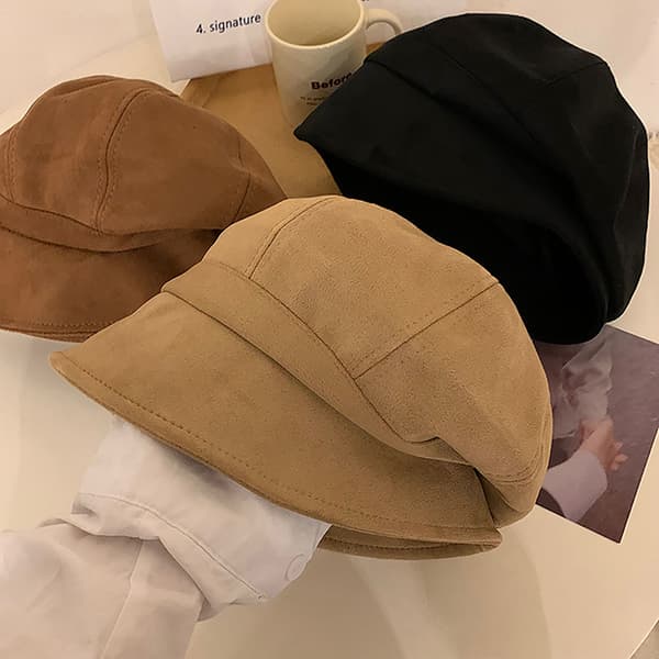 Retro farve Kvinder ruskind Baskerhat Efterår Vinter Sloughy Fisherm Khaki