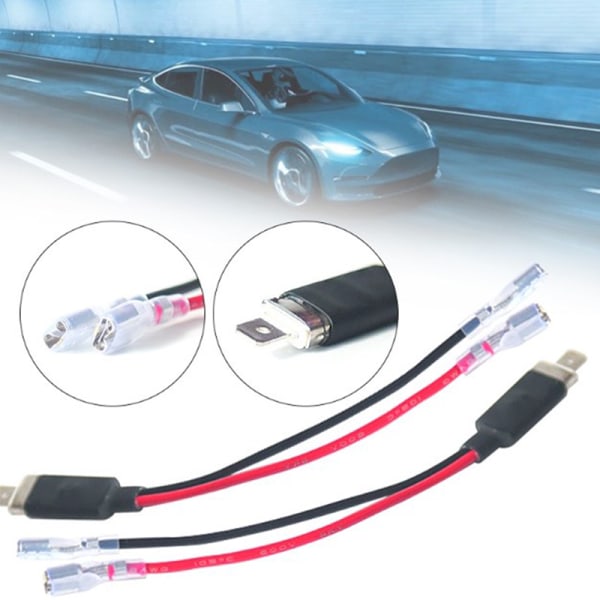 2 STK LED H1 Erstatningskabel for enkel omformer ledningsforbindelse