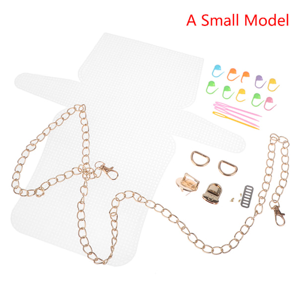 1 set Weaving Plastic Mesh Plastic Mesh Kit Metal Chain Bu Set 1