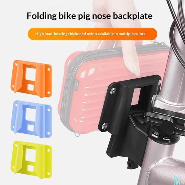 Foldecykel Grisenæse Base Nylon Fronttaske Beslag Tilbehør Fo A6