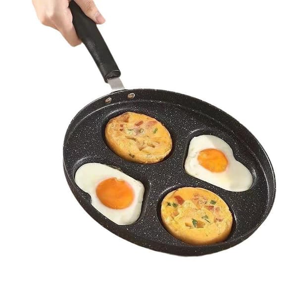 Egg Burger Stekepanne Trehåndtak Nonstick Husholdningsuniversa A2