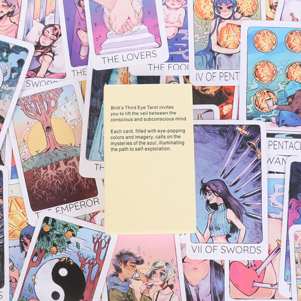 1Box Britts Third Eye Tarot-spelkort