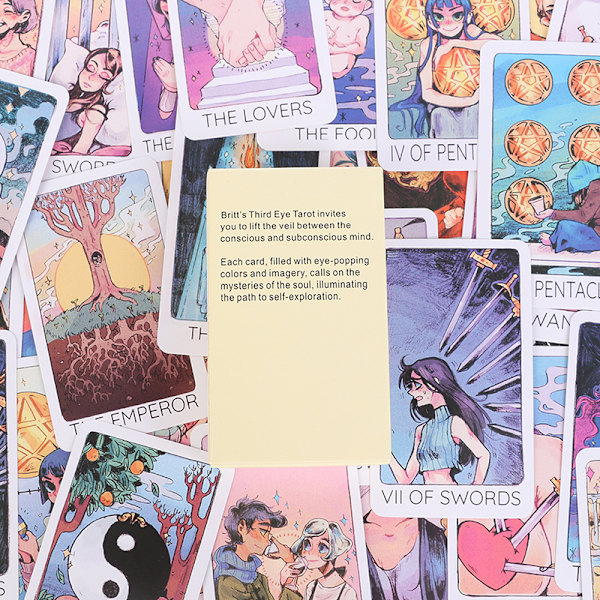 1Box Britts Third Eye Tarot-spillekort