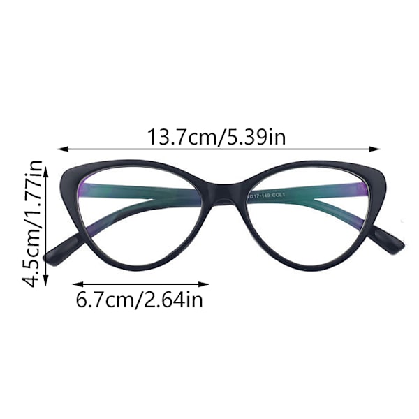 Trendiga Cat Eye Triangel Ram Solglasögon Dam Vintage Sun Glas A5
