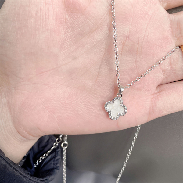 Mode fyrklöver hänge halsband för kvinnor Enkel Tem 04