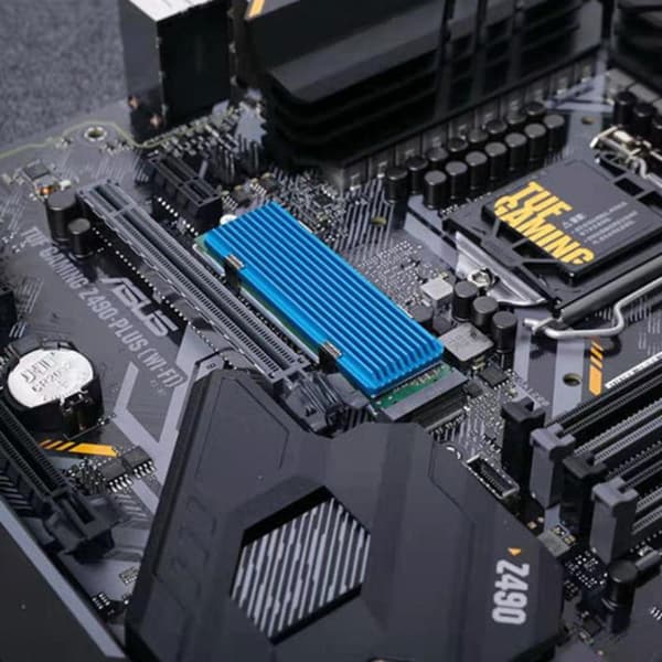 M.2 SSD PS5 NVMe -jäähdytin M2 2280 SSD -kiintolevylle A Black