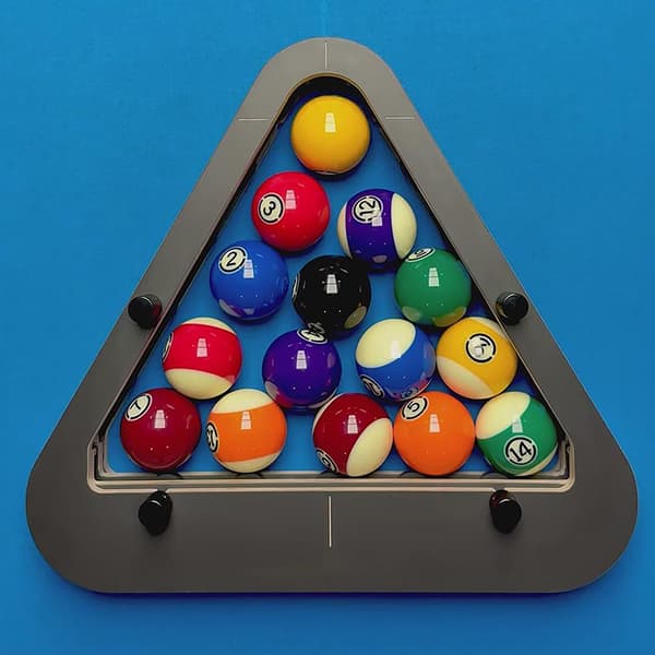 Professionel Billardkugleholder Justerbar 8 9-Ball Trekant Til 2