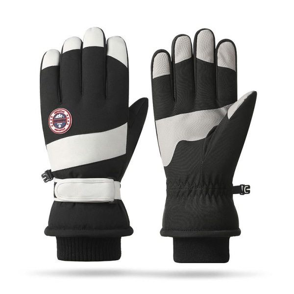 Outdoor Ski Gloves Ratsastus Miehet Naiset Tuulenpitävä Vedenpitävä Motorc F