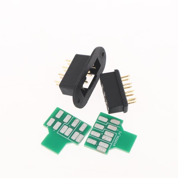 2 stk MPX8 hann/hunn-adaptere med loddebrett for RC-fly 2pcs board