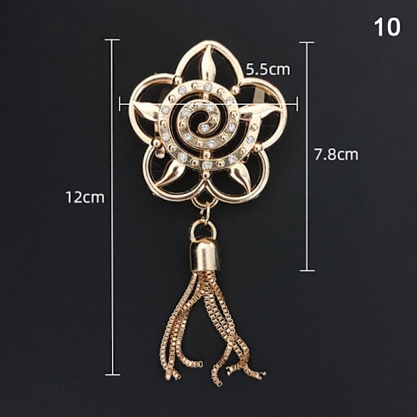 Udsøgt Metal Spænde Pung Hat Decor Med Tassel DIY læder 10