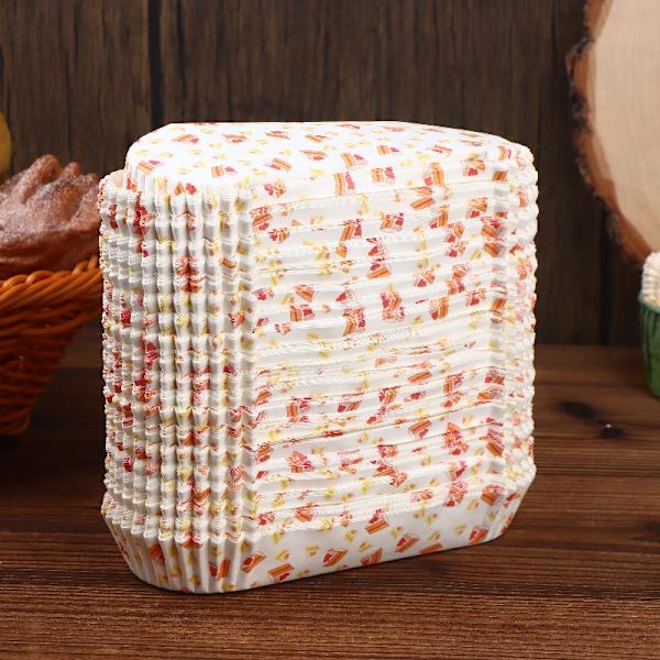 200 st båtformade muffinsformar i papper, oljesäkra C
