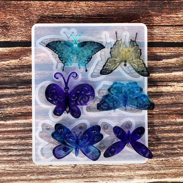 Örhängen Halsband Hänge Form Butterfly Crystal