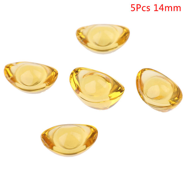 5 stk Yuanbao Feng Shui Yuan Bao Ingot Lykke Hjem Velsignelse Dekor 14mm