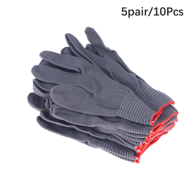 5 par antistatiske handsker Elektroniske arbejdshandsker Finger Prote gray  4f22 | gray | Fyndiq