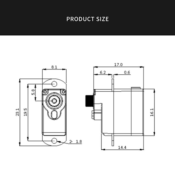 2g Micro Digital Servo Mini Servoer Til F3P RC Mini Bil Model Se