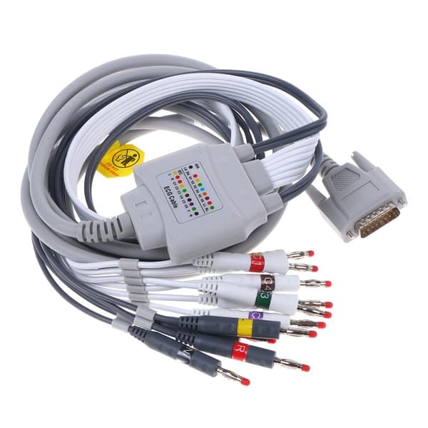 Kompatibel med Nihon Kohden EKG-1250 Gray