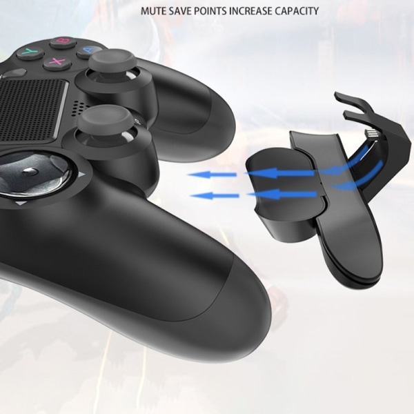 För PS4 Controller Back Button Attachment Dual4 Rear Extension