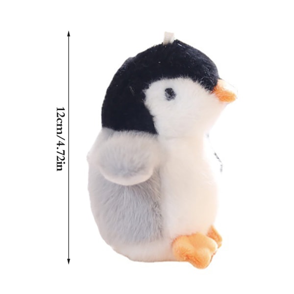 Plyschhänge Mjuk Lätthängande Mini Eyes Penguin Plysch Keychai Pink