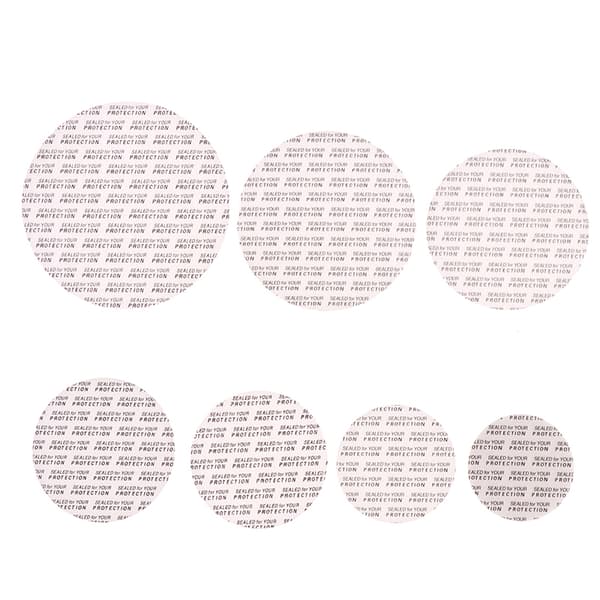 100 stk selvklebende skumforseglingsplugger for kosmetiske flasker 67mm