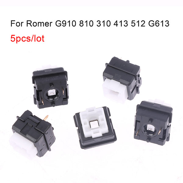 5 stk switch til Logitech G910 G810 G310 G413 G512 G613 mekaniker