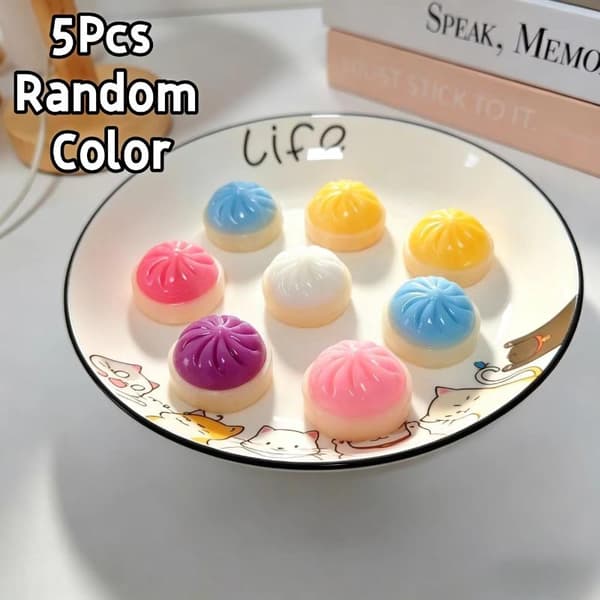 5/10 STK Mini Dumpling Leker Sakte Stigende Myk 5PCS