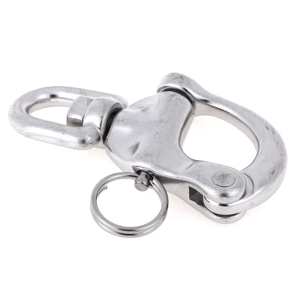 Rostfritt stål Snabbkoppling Båtkätting Shackle Swivel Snap Ho