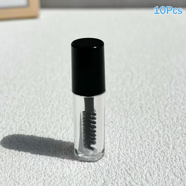 5/10/20 stk. tomme mini 1 ml mascara-tuber med øjenvippebørste Black 2
