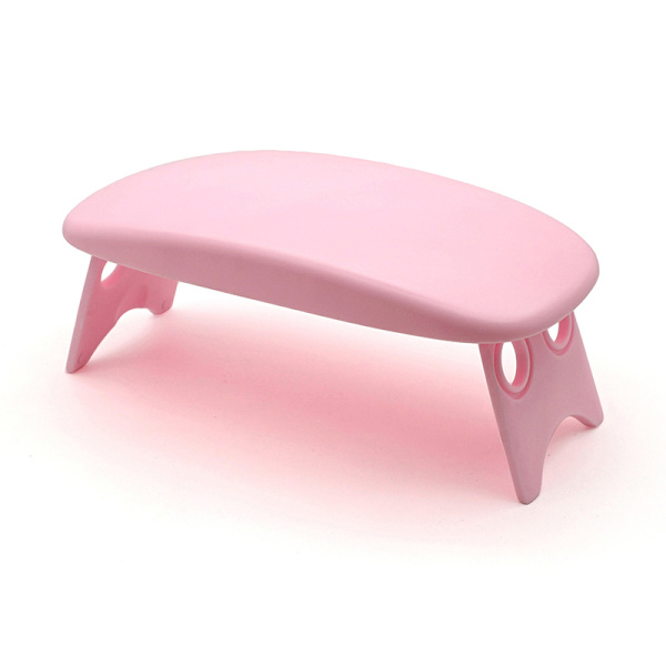 Nail art PU-läder Mjuk lätt manikyr Handstöd Pink