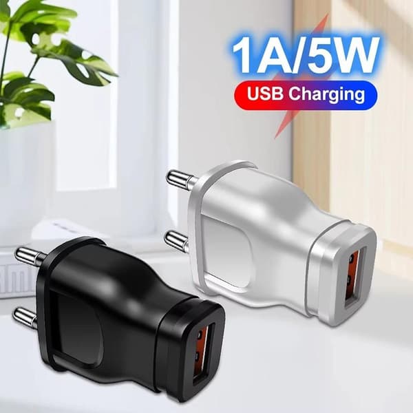 Mobiltelefonopladere AC 5V 1A USB-oplader Mini Strømadapter U A3