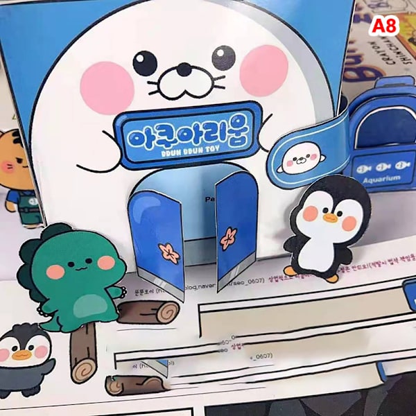 DIY Creative e Quiet Book Educational Kuromi Homemade Decompres A8