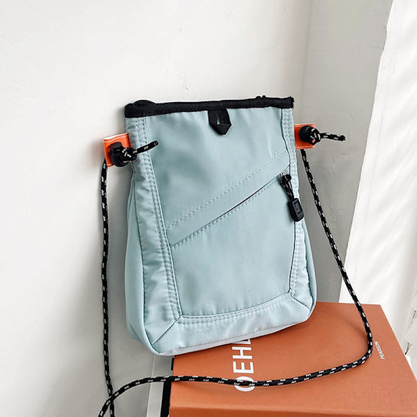 Muoti Small Square Messenger Bag Vedenpitävä matkalaukku Blue