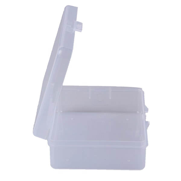 9cm*6.5cm*3cm Gennemsigtig Plast Opbevaringsboks Klar Firkant Mult