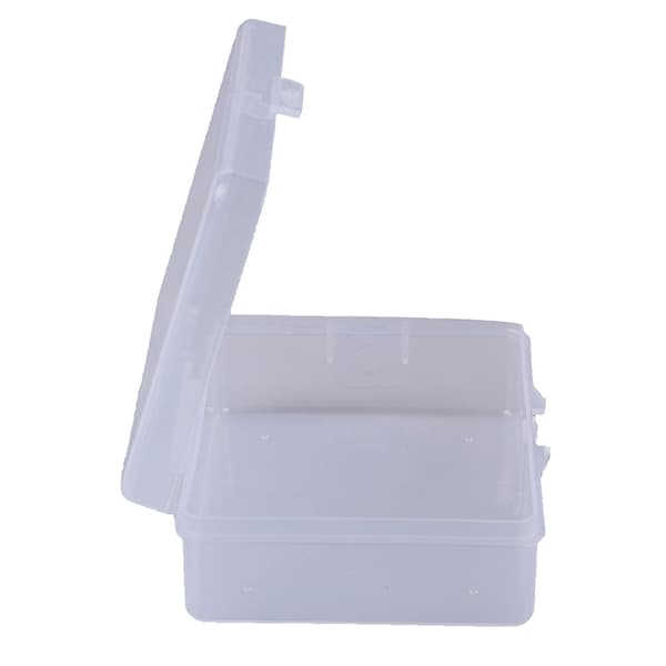 9cm*6.5cm*3cm Transparent Plastboks Klar Firkant Mult