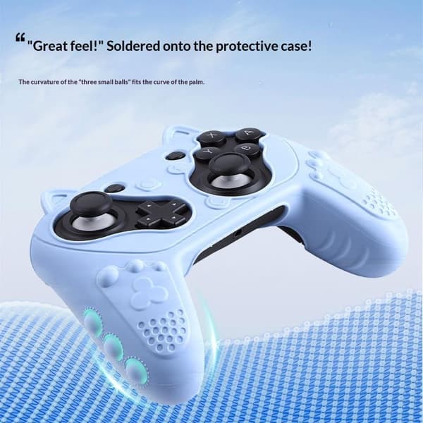 Silikonbeskyttelsesveske for Switch 2 Pro-kontroller med tommelgrep A6