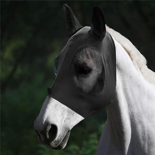 1 stk Anti-fluenett Hestemaske Hestemaske Stretch Bug Eye Hest A2