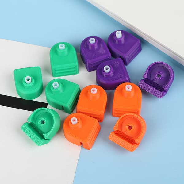 4 stk for P2S H2D AMS 2 Pro Feed Port Protector 3D-skriveroppgradering Orange