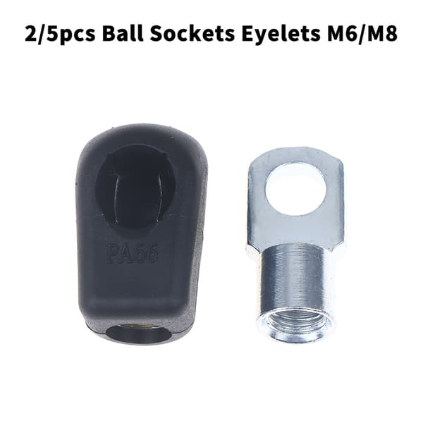2 st bilgasfjäderlyftstöd dämpare anslutningar kulled 02 8mm 2pcs