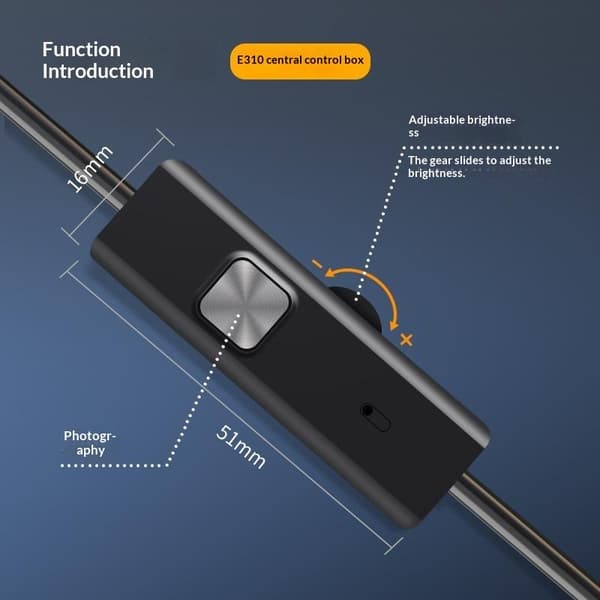 Type-C Industriel Endoskop Micro USB Enkelt Dobbelt Kamera Til En 200cm