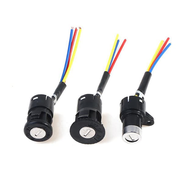 Elcykel Tändningsnyckel Power Power Lock E-bike Co medium size three-wire