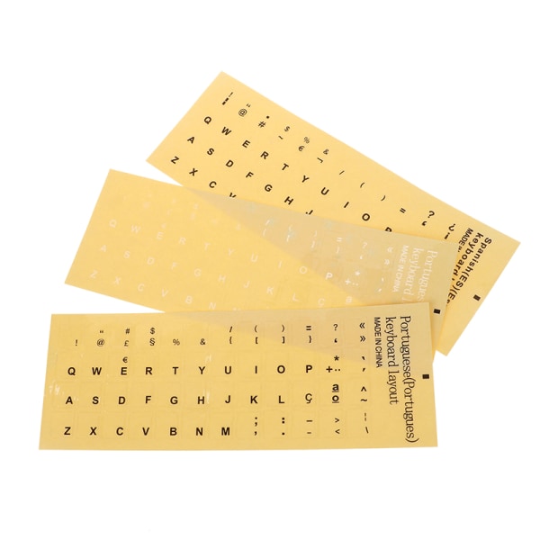 1ark Standard Spansk Portugisisk Transparent Keyboard D