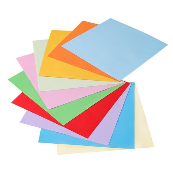 100 st blandade färger origamipapperset handgjort DIY-papper A4