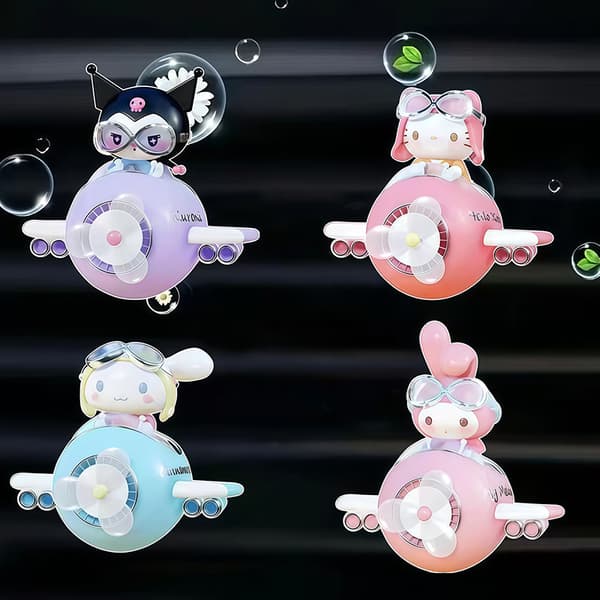 2 kpl Hello Kitty 2D litteä akryyli auton ilmanraikastin tuuletusklipsi A2