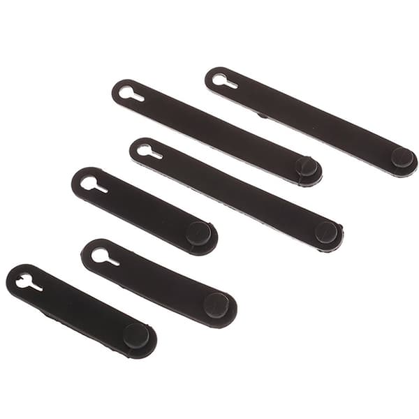 6st motorcykelgummiband för ramkablar 8CM