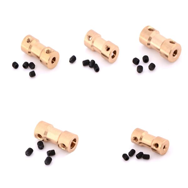Ny 2/3/3.17/4/5mm Motor Kopparaxelkoppling Koppling Koppling 3.175mm To 4mm