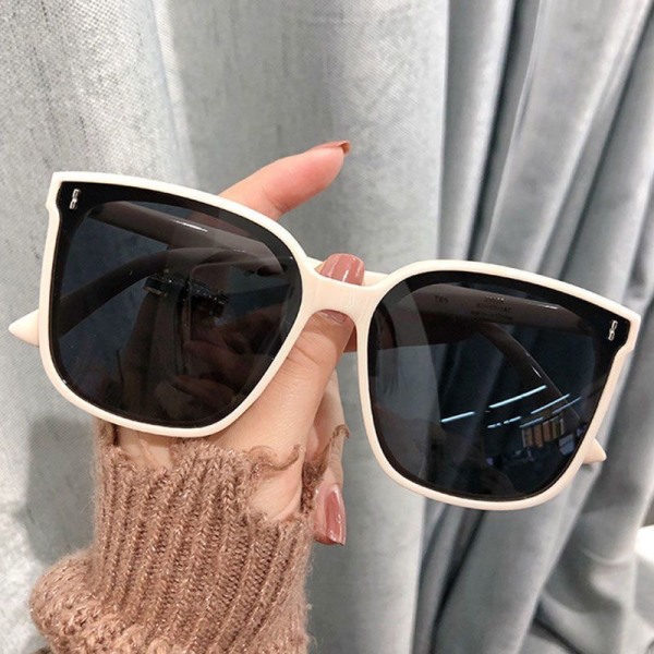 Mode Nya GM Solglasögon Dammode Square Classic Vintag Black