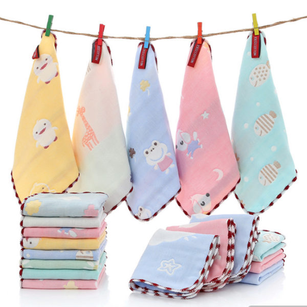 100 % bomull baby 6 lager handdukar för barn för barn