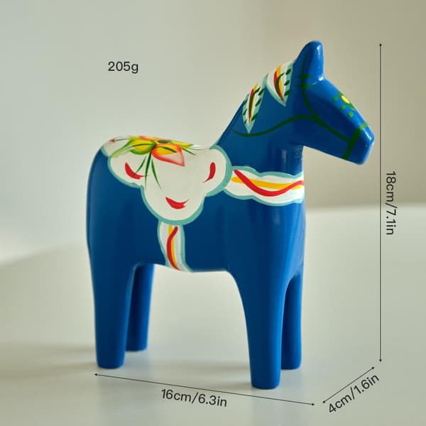 1/2PCS Dalahästprydnad Nyhet Traditionell Heminredning A1